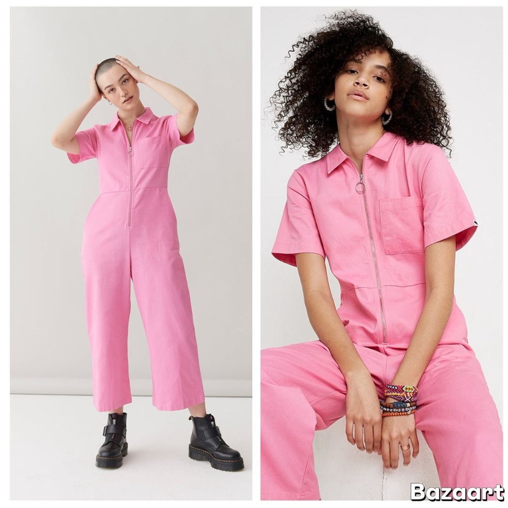 NWT Lazy Oaf Pink Jumpsuit